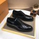 LV Black Calfskin Leather Man Shoes 052527 (2)_th.jpg